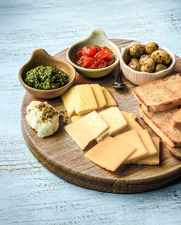 Cheese & light board at Shine On, Chiang Mai