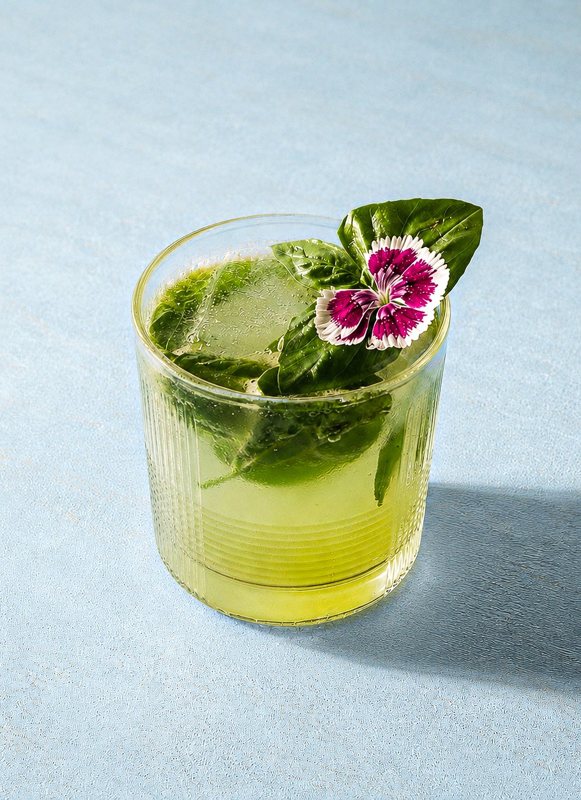 Bright basil at Shine On, Chiang Mai