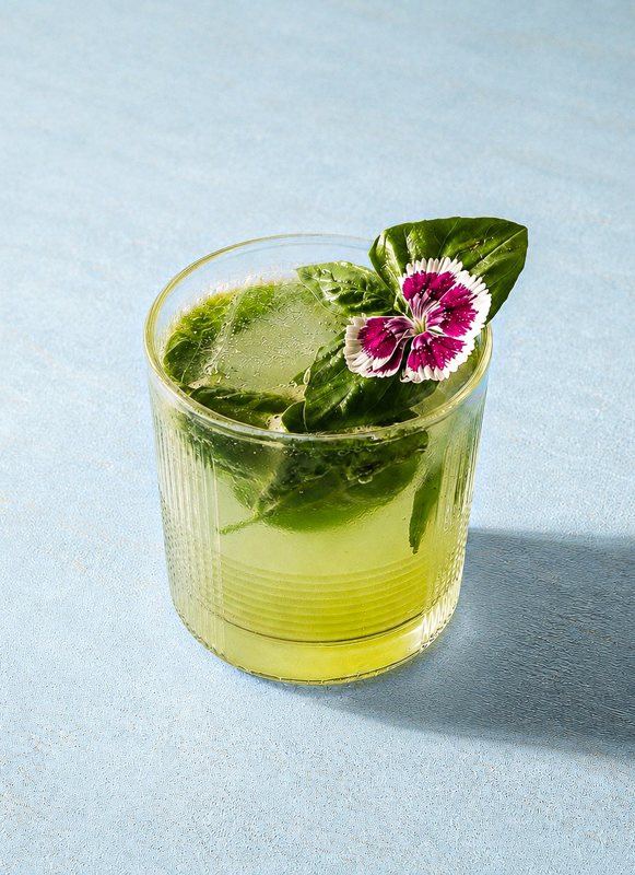 Bright basil at Shine On, Chiang Mai
