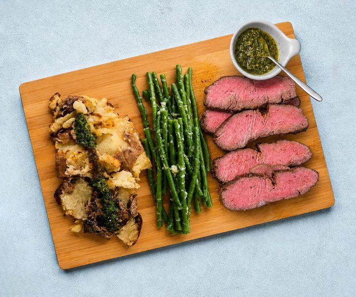 Premium sirloin steak at Shine On, Chiang Mai